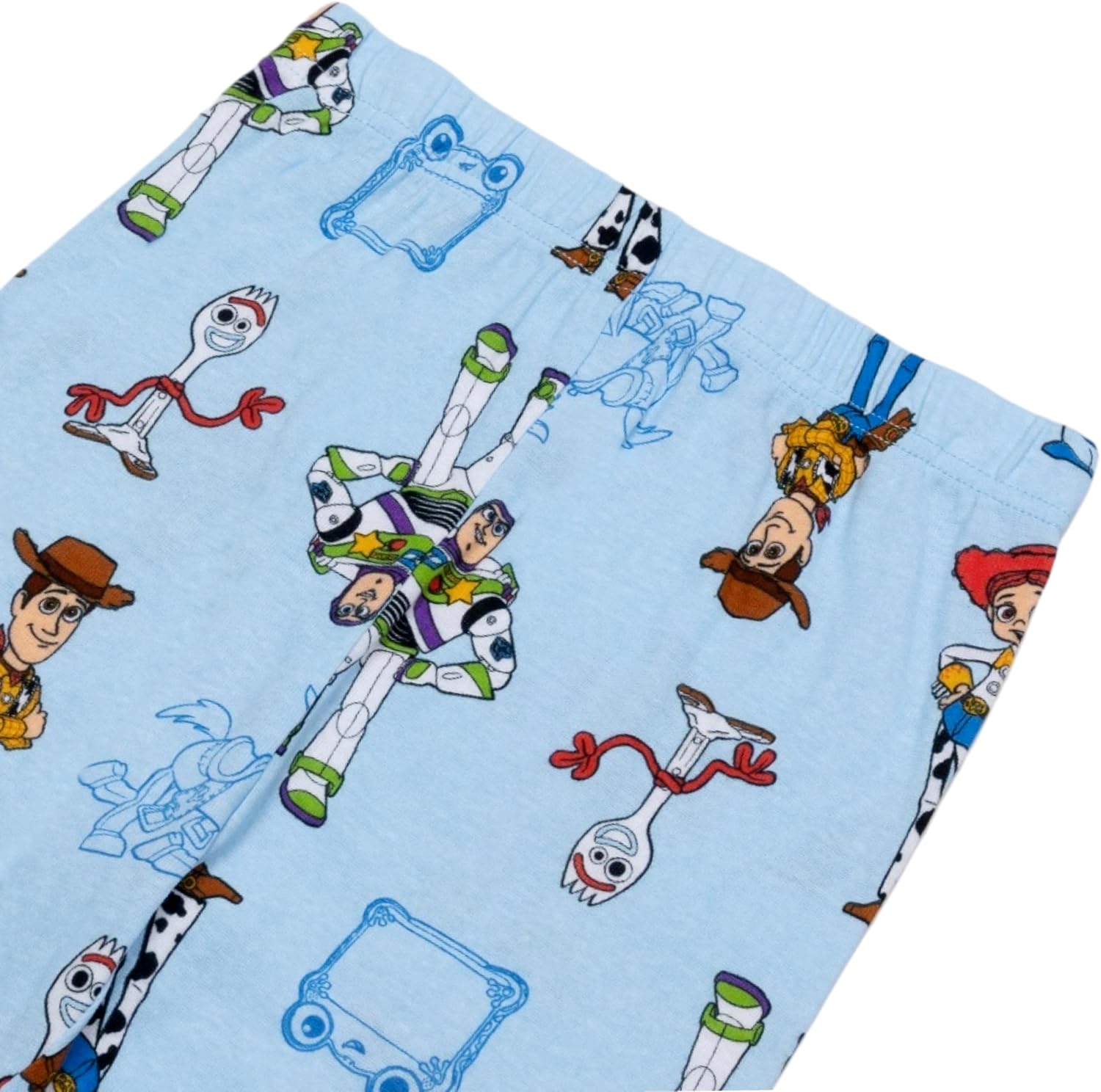 Disney Boys' 4-Piece Snug-fit Cotton Matching Comfortable Pajama Set, Soft & Cute for Kids image 5