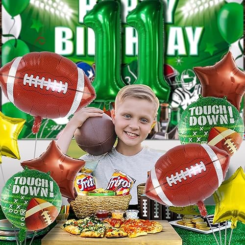 Miniatura 6 de Juego de globos de fútbol americano, decoraciones de fiesta de cumpleaños de fútbol, decoración de fiesta de cumpleaños, decoración de fiesta de
