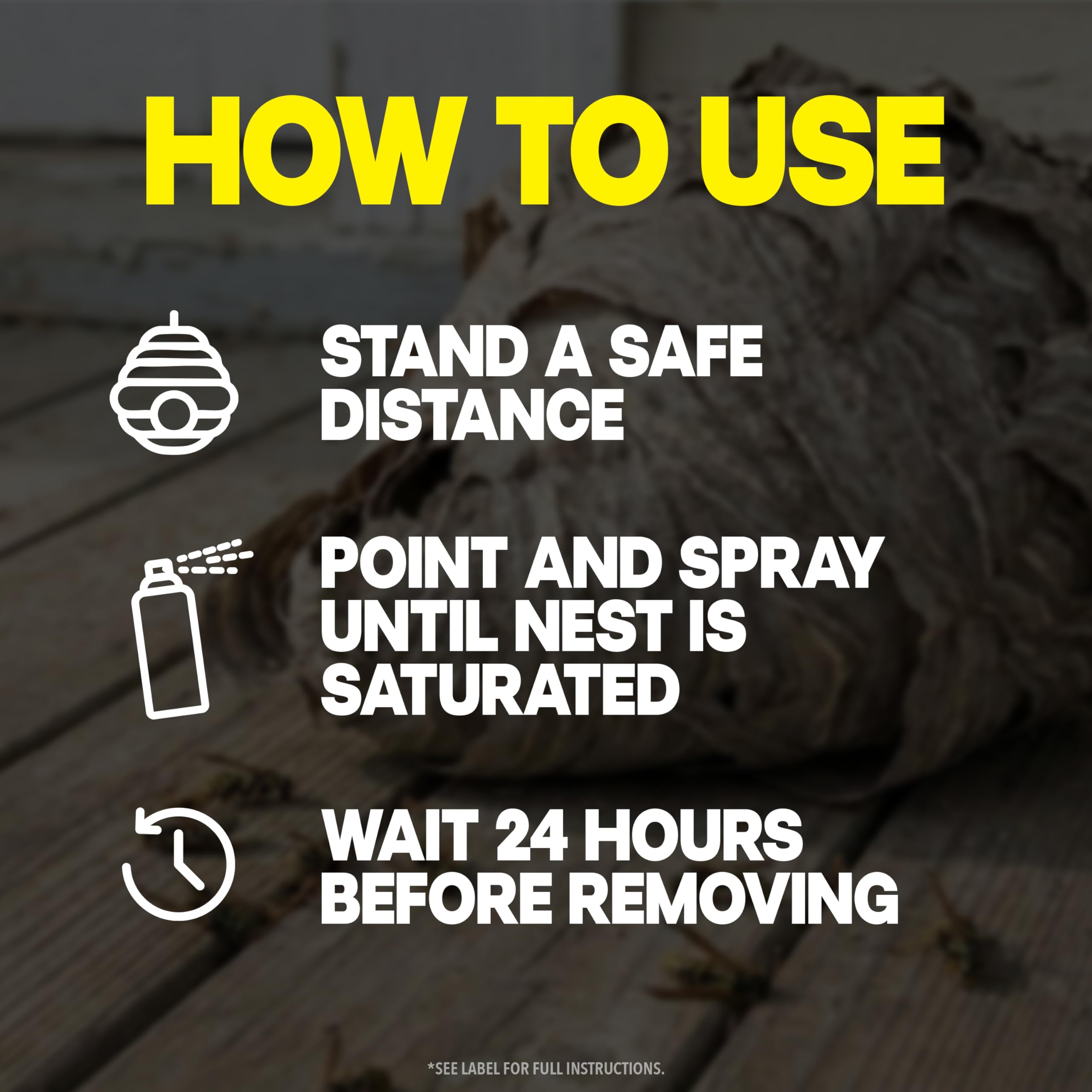14 oz 2 Count Wasp & Hornet Killer Bug Spray Y7290