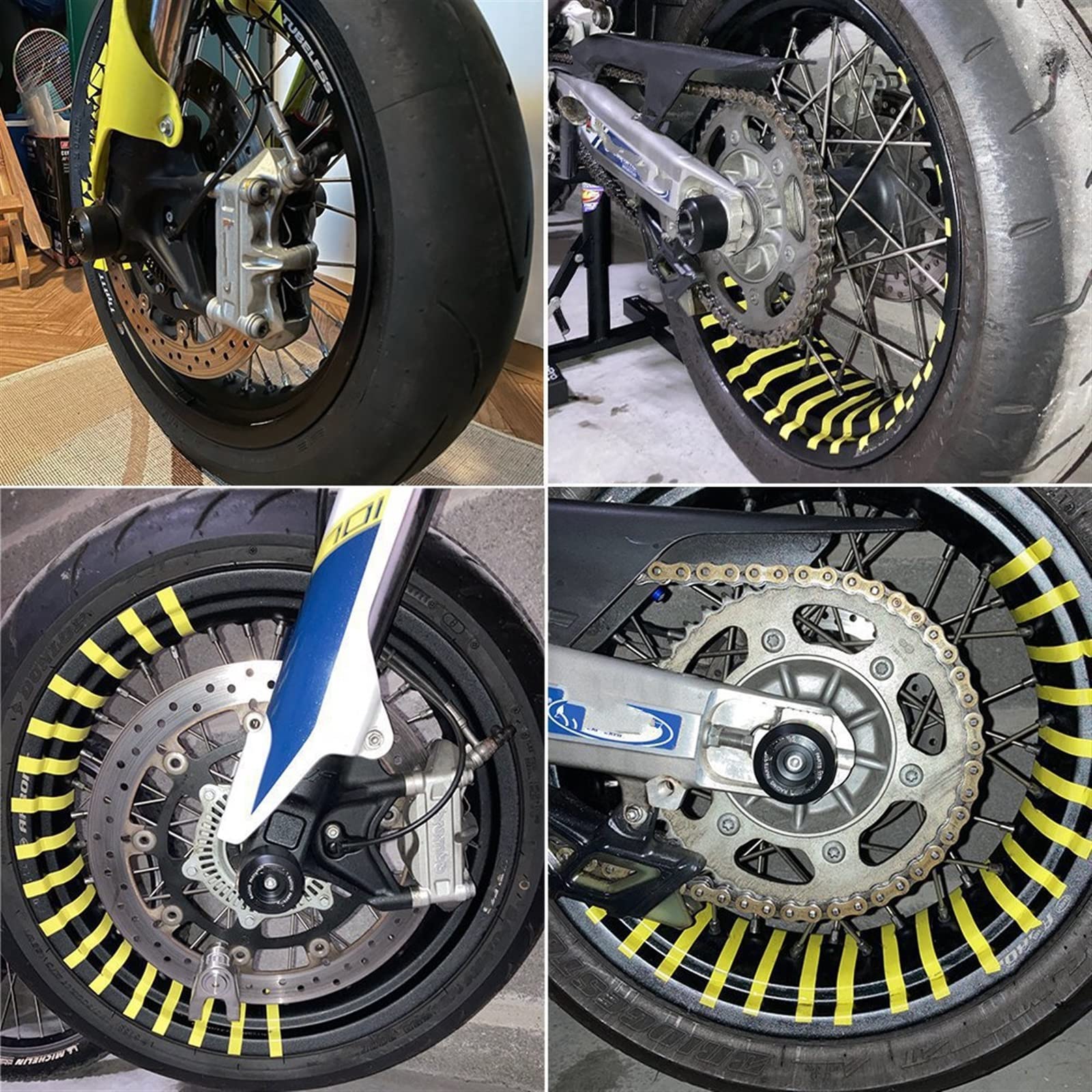 Forcella della Ruota Slider Protector per Husqvarna 701 Enduro 701 Supermoto Moto Anteriore ASSE Posteriore Crash Protector Accessori(Front And Rear)