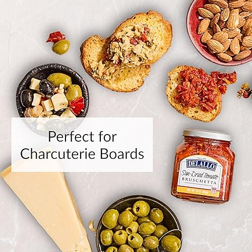 Miniatura 5 de DeLallo Bruschetta de tomate secado al sol, tarro de 10 onzas, paquete de 6