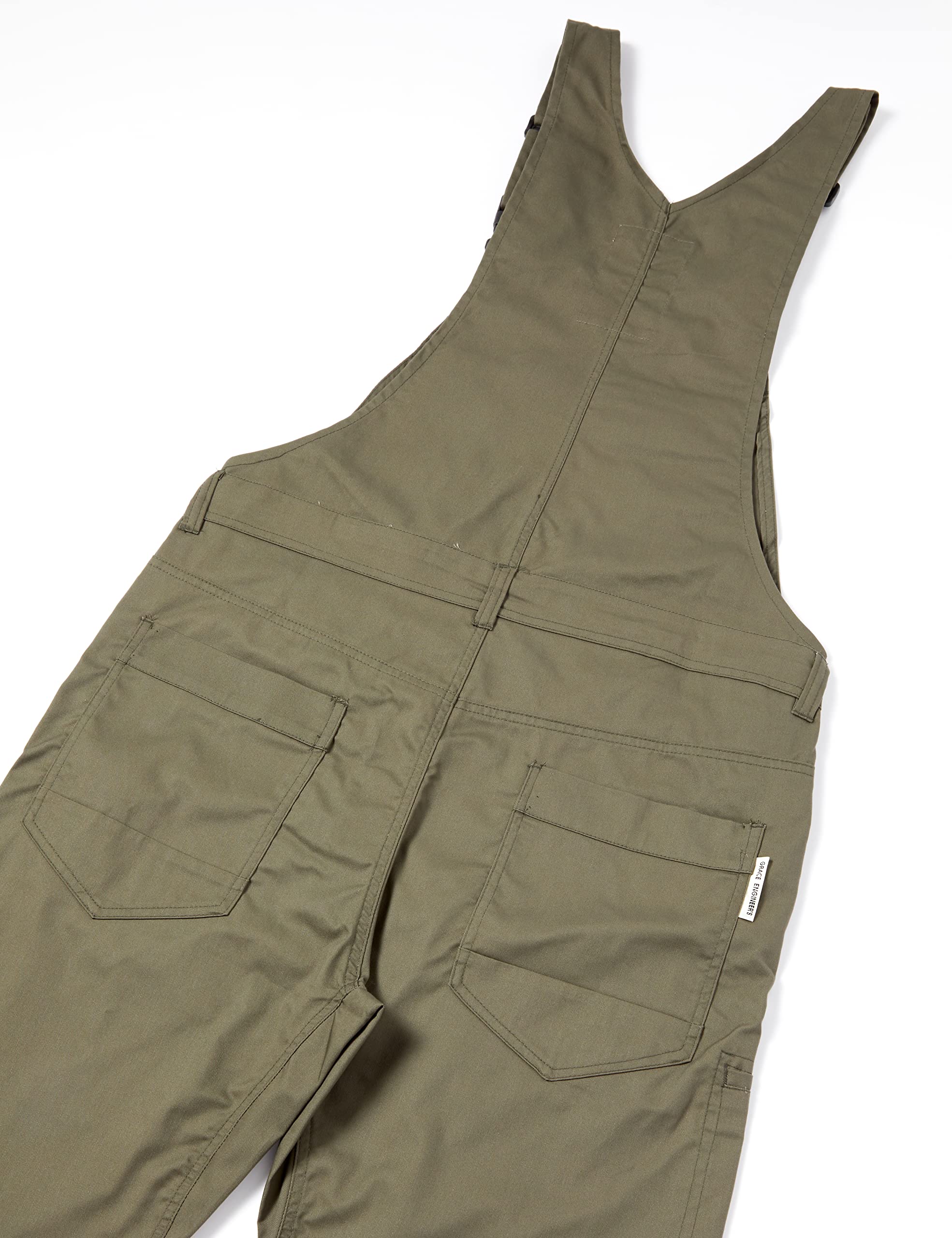 GRACE ENGINEER'S カーキ フード付きオーバーオール 4L】【5L】「GRACE ENGINEER'S（GE）」”デザイナーズ” 長袖