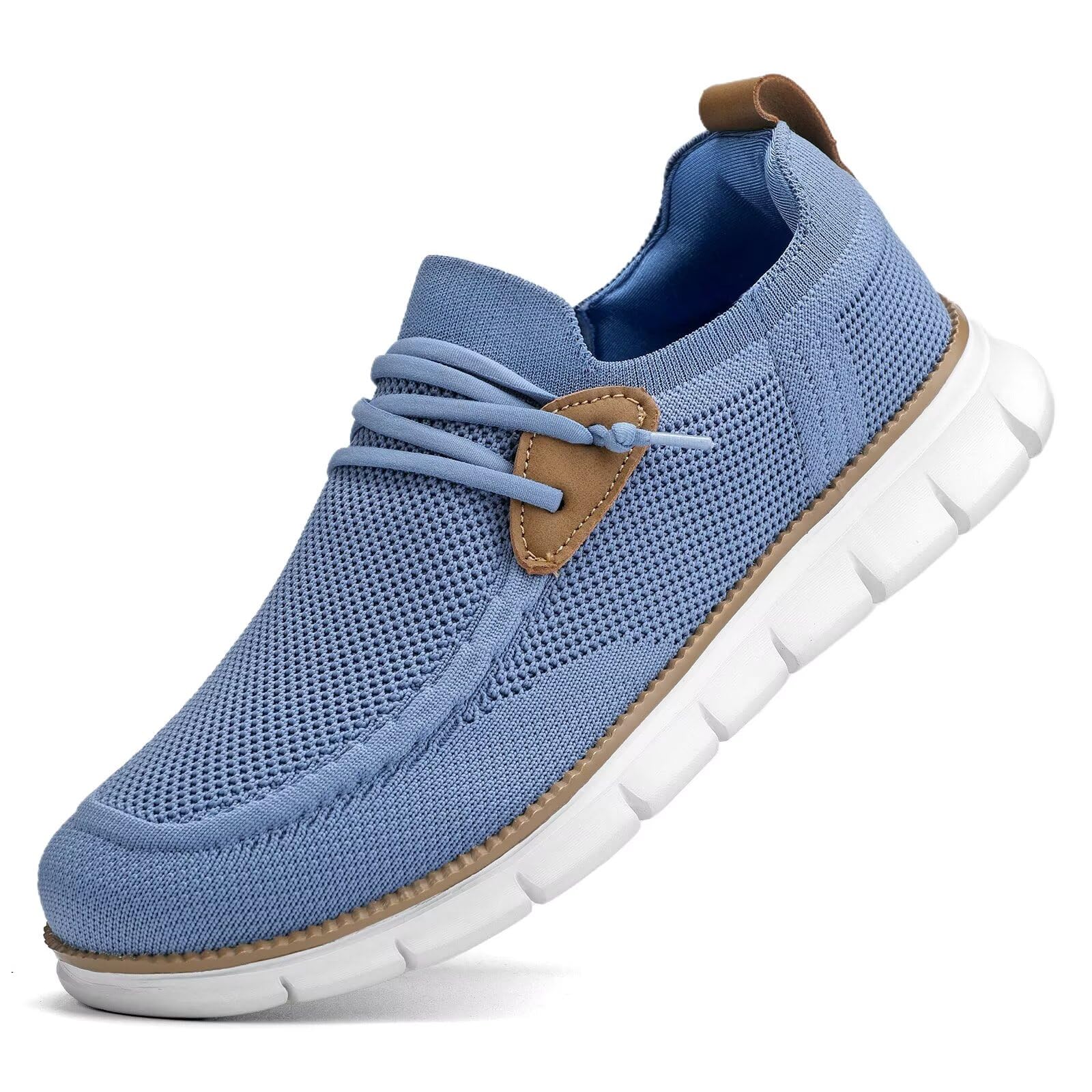 Mens Casual Loafers Shoes Slip On Fashion Walking Dress Sneakers Business Oxfords Work Lightweight Soft Sole Zapatos