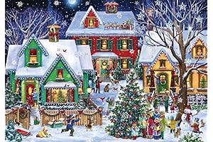 Christmas Houses Advent Calendar: Unwrap Christmas Cheer
