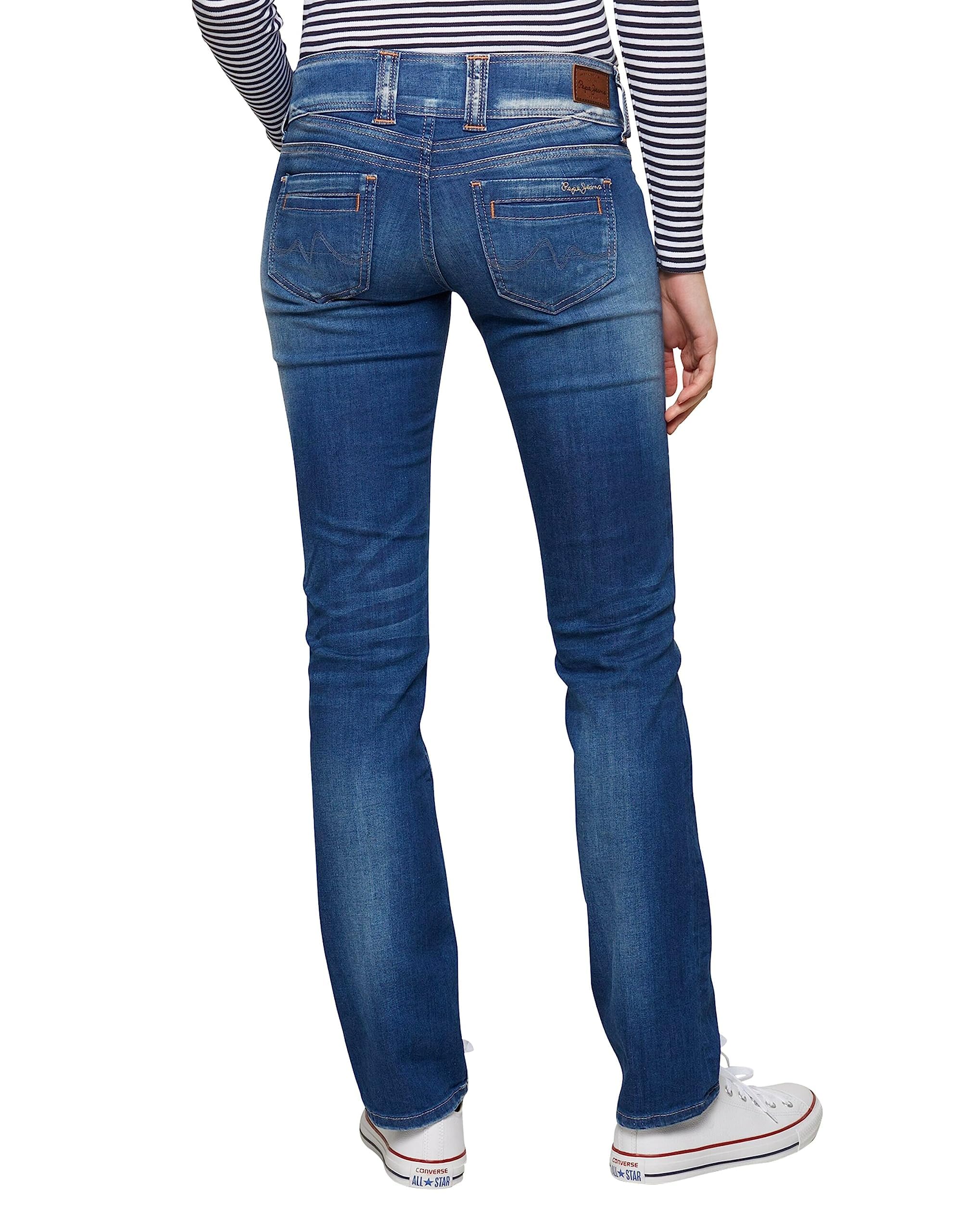 Pepe Jeans Gen Femme jeans, Blue (Denim-d45), 28W / 30L