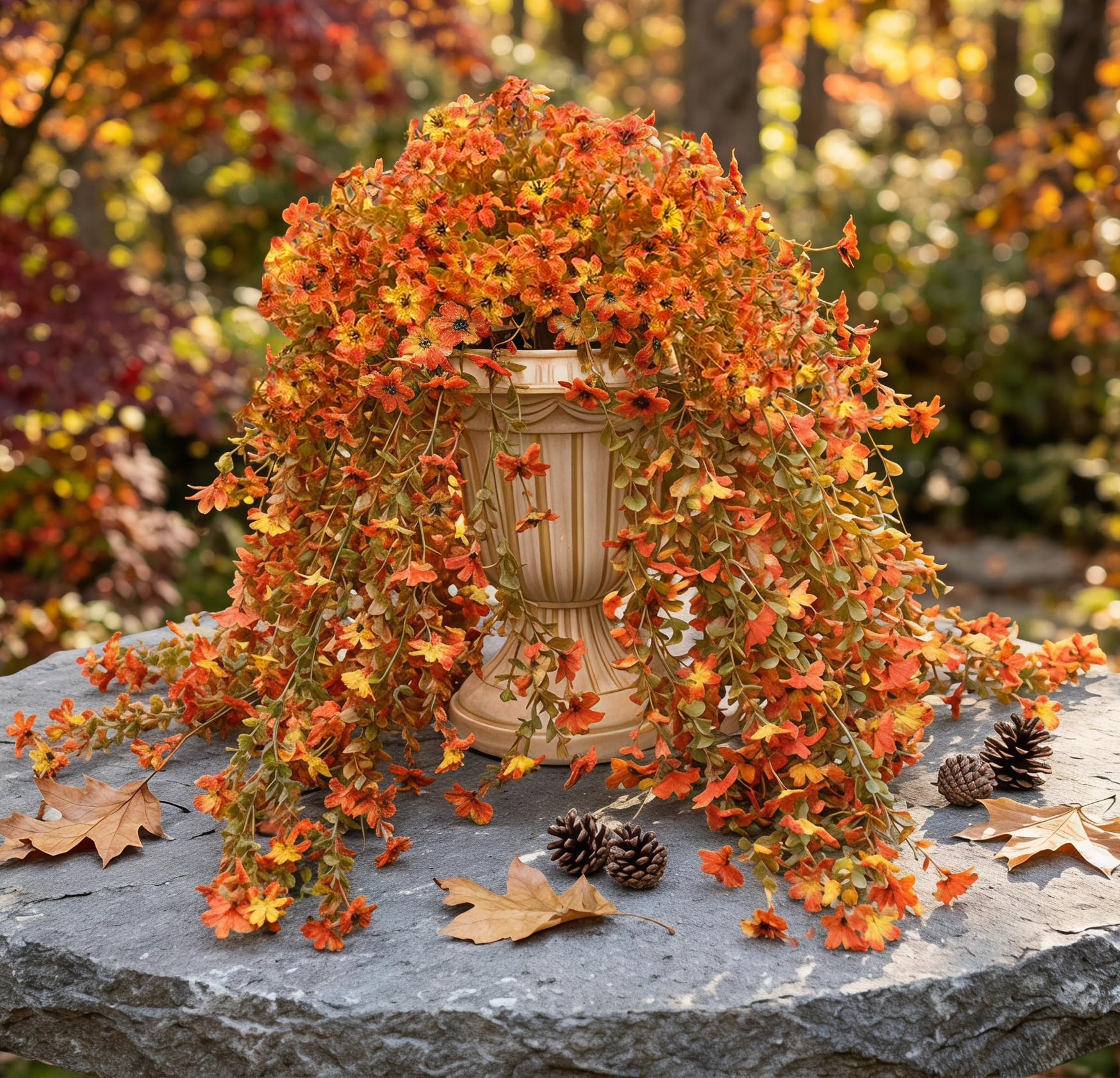 Obmnor Artificial Flowers --2~4 Pcs