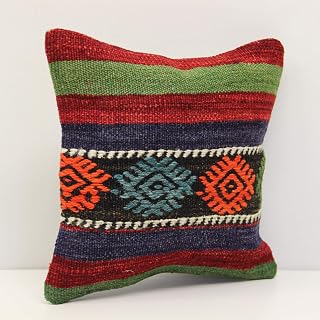 Ottoman Style pillow cover 12x12 inch Natural Pillow Throw Kilim pillow cover Chevron Pillow Bolster Pillow Handmade Cushion Cover