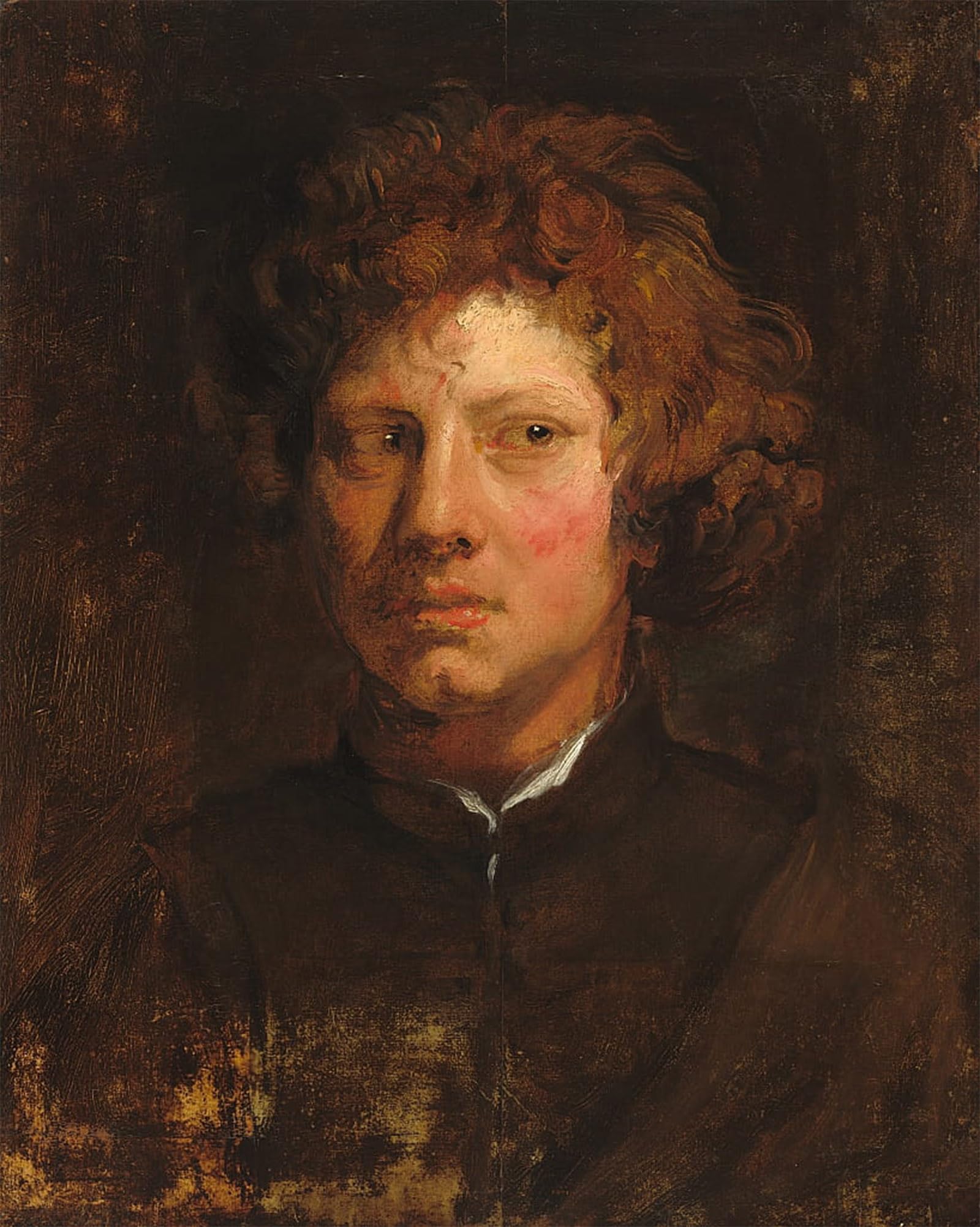 Arte de Graffiti Testa di giovane Van Dyck lienzo ZHAOSHAN 60x90 5