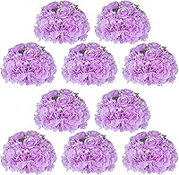 Vista 36 de NUPTIO Esferas de Flores para Centros de Mesa de Boda - 10 Piezas de 15.7 Pulgadas de Diámetro, Arreglo de Bolas de Flores Artificiales, Centros