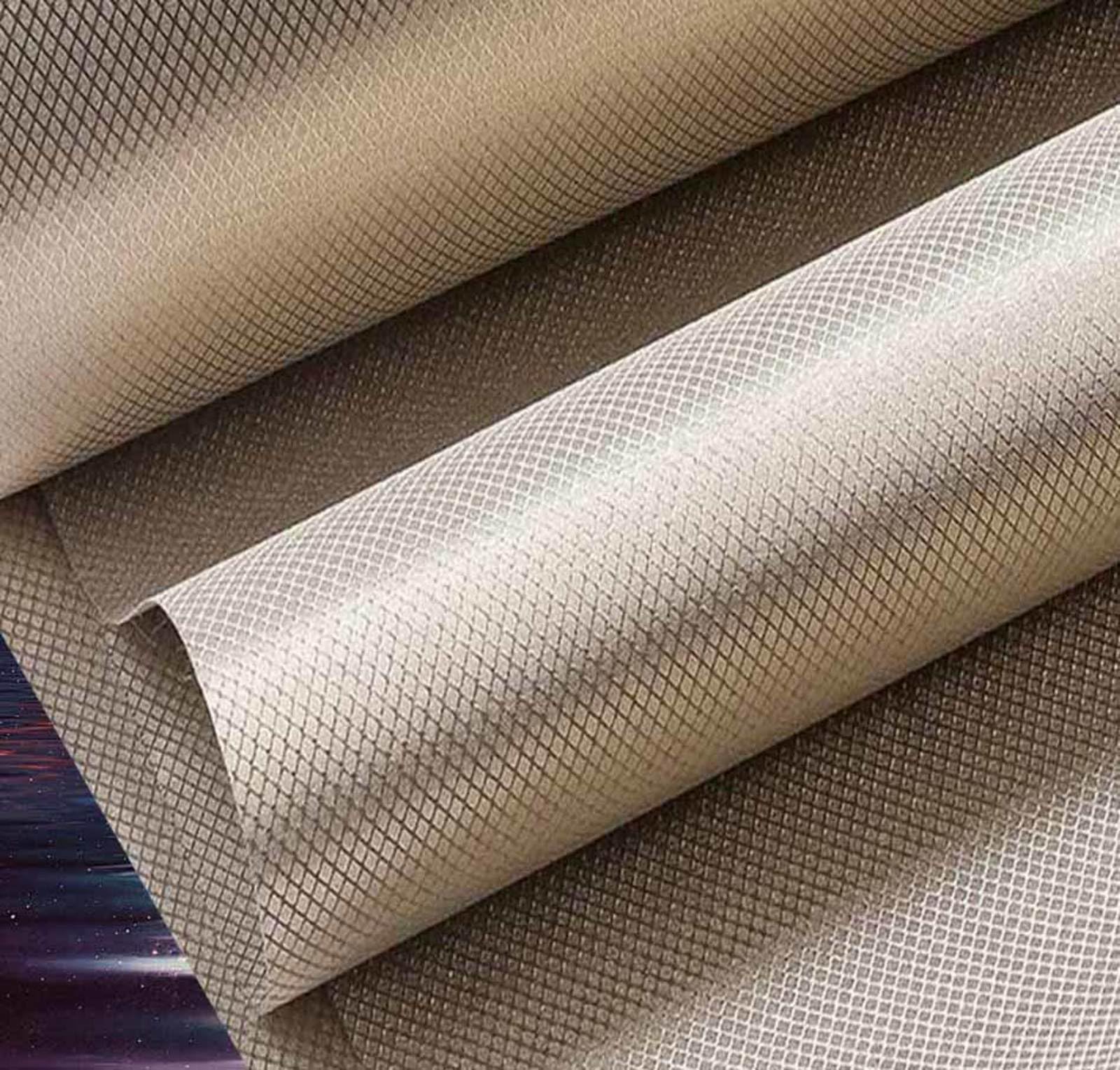 Faraday Fabric EMF Fabric RFID Shielding Fabric EMF Blocker High Shielding EMI Isolation for Conductive Pads, Smart Meters,silver-1x1.1m