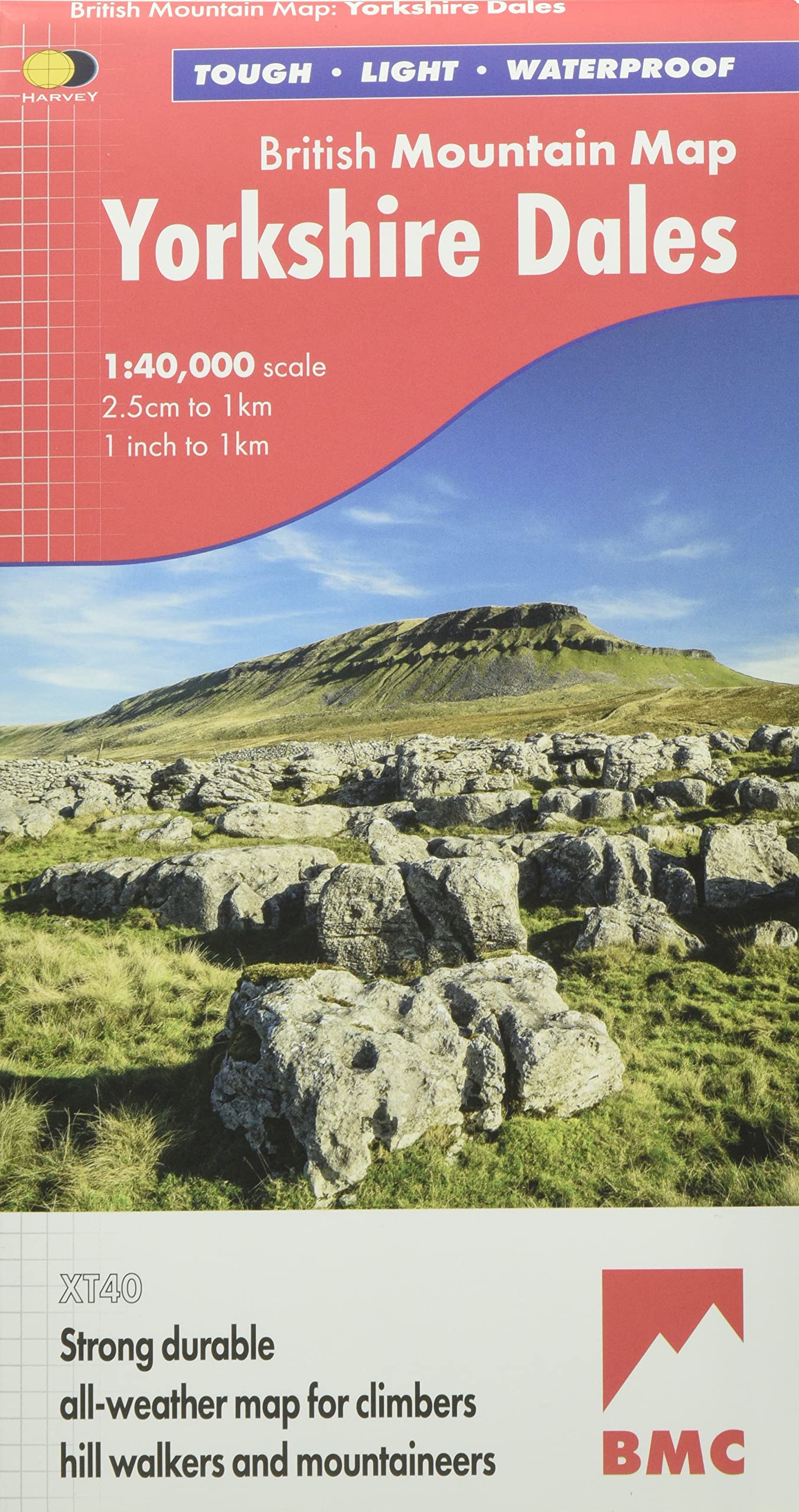 Yorkshire Dales (British Mountain Map) 1:40,000