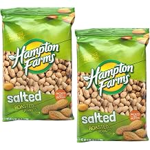 Salted In-Shell Peanuts 5 lb Bag Pack of 2 Fresh Roasted Whole Peanuts in Shell, Bulk 10 lb Premium Salted Peanuts, High Protein Snack, Natural Crunchy Peanuts for Snacking, Parties & Wildlife Feeding