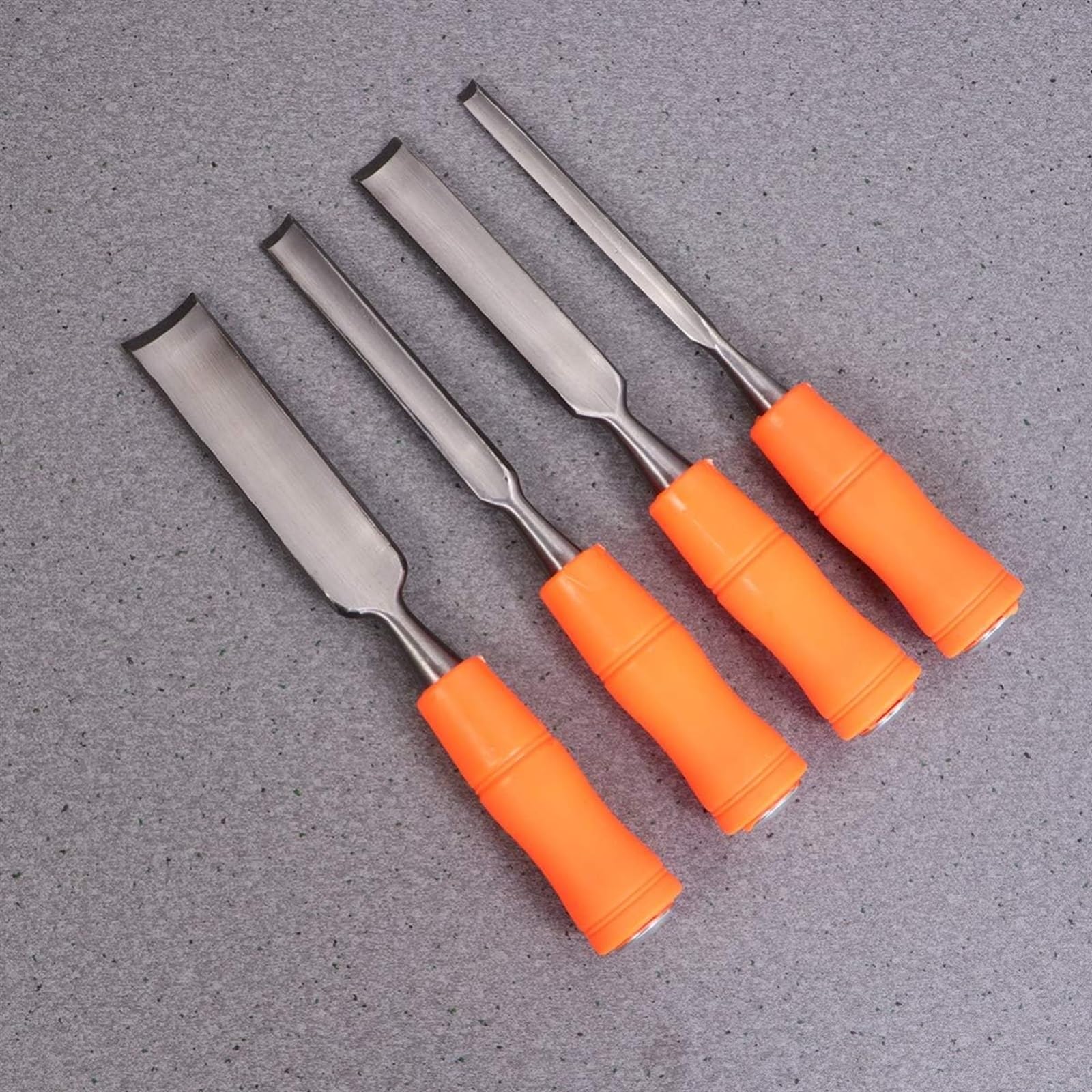 Juego de Cinceles para Madera de 4 Piezas, Cinceles para Madera Profesionales para Carpintería y Tallado (Cepilladora Interior de 6 mm, 12 mm, 18 mm y 24 mm)