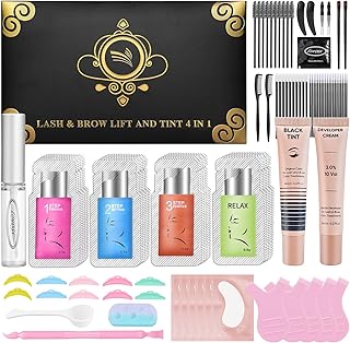 Kit de levantamiento de pestañas y color, per...