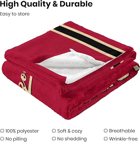 Miniatura 2 de Arizona - Manta de franela personalizada para cama, sofá con nombre de número personalizado, para hombres, mujeres, niños, regalos para fanáticos de