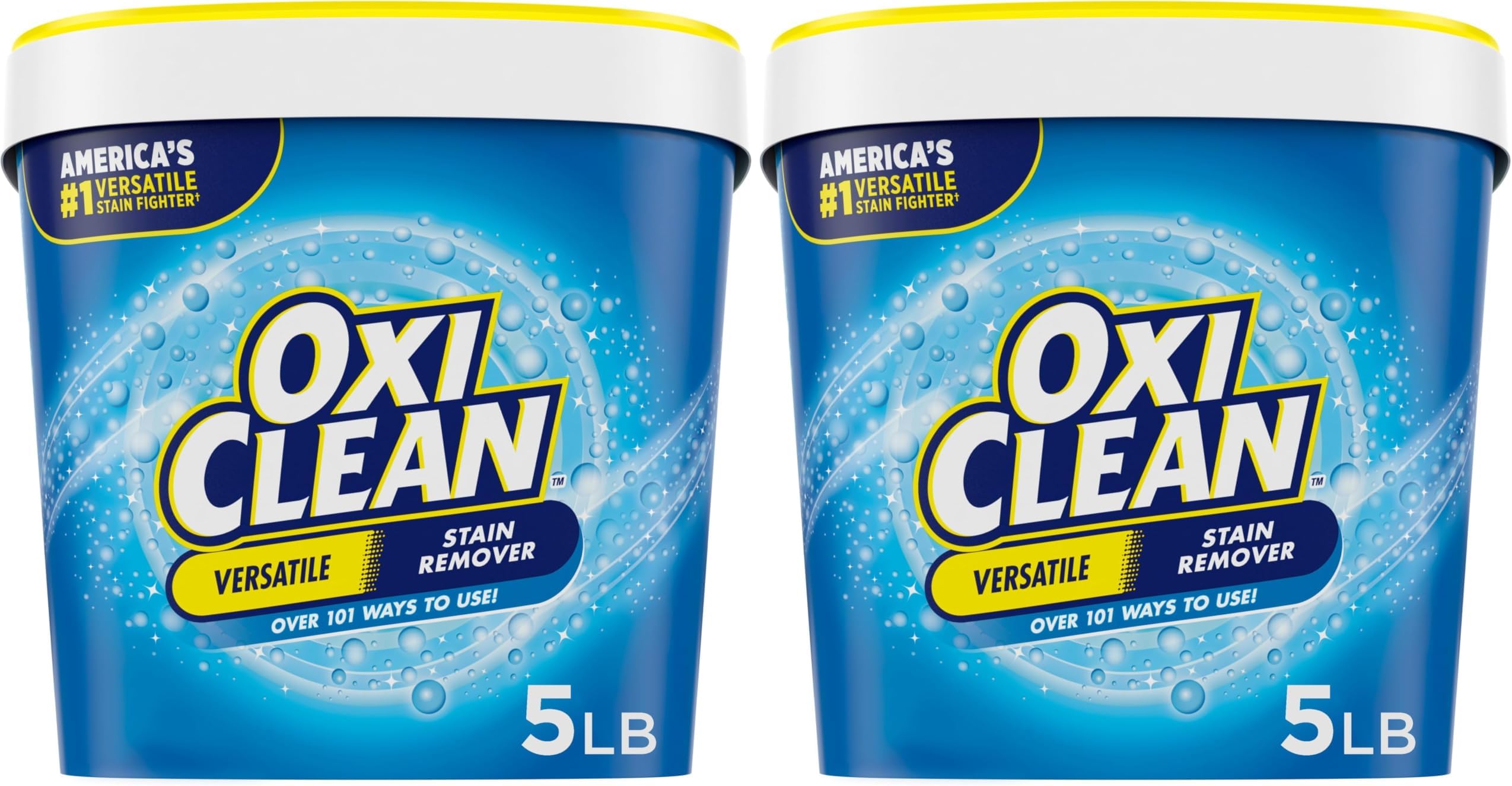 OxiClean Versatile Stain Remover Powder, 5 lb (Pack of 2)