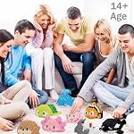 Party Favors 12 Packs Mini Marine Animals Micro Building Blocks Set, Classroom Prizes, Small Toy Prizes, Goodie Bags, Birthday Gift for Ages 14+