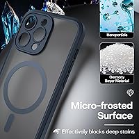 Vista 112 de ImpactStrong Magnetic Guard Designed for iPhone 14 Pro Max Case [Camera Protection] [Military Grade Drop Tested] [Compatible with MagSafe] Slim Black