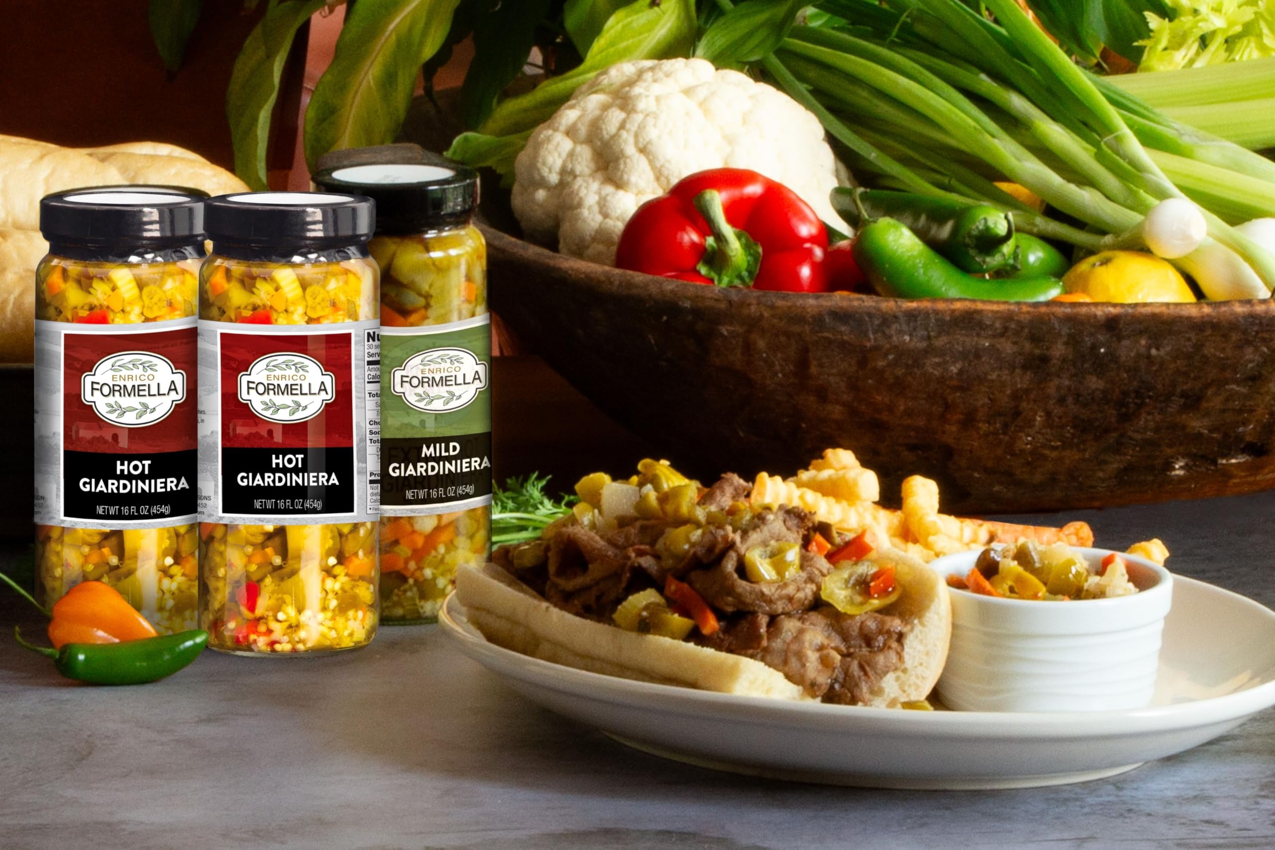 Amazon.com : Enrico Formella | Hot Giardiniera | Italian - Chicago