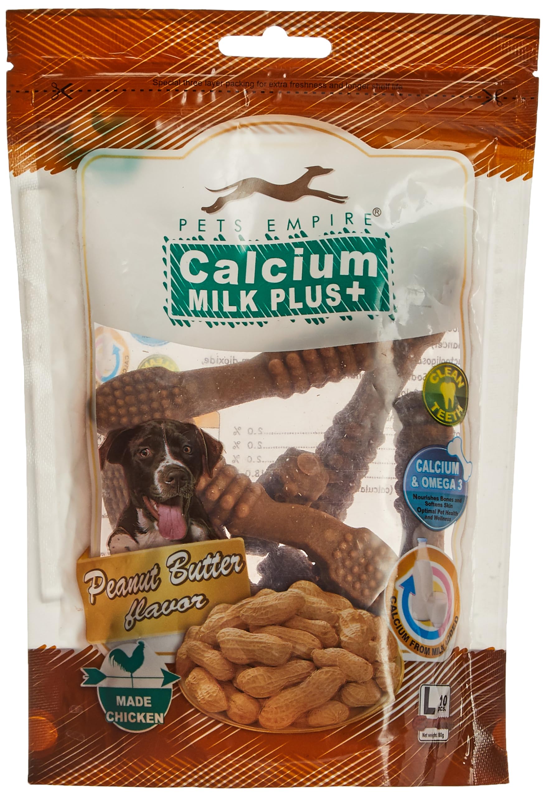 Pets Empire Dental Bones Dog Treat Oral Care 9cm 10pcs