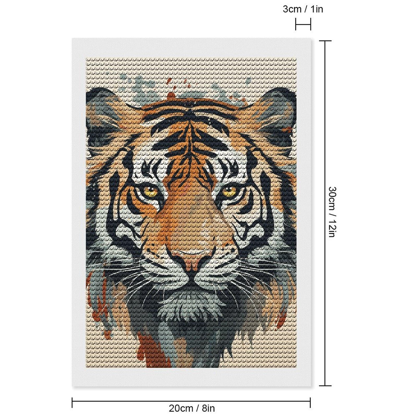 Diamond Painting Kitten Reflection As A Tiger - Diamonds Wizard | The Diamond Painting Kitten Reflection As A Tiger - Diamonds Wizard | The