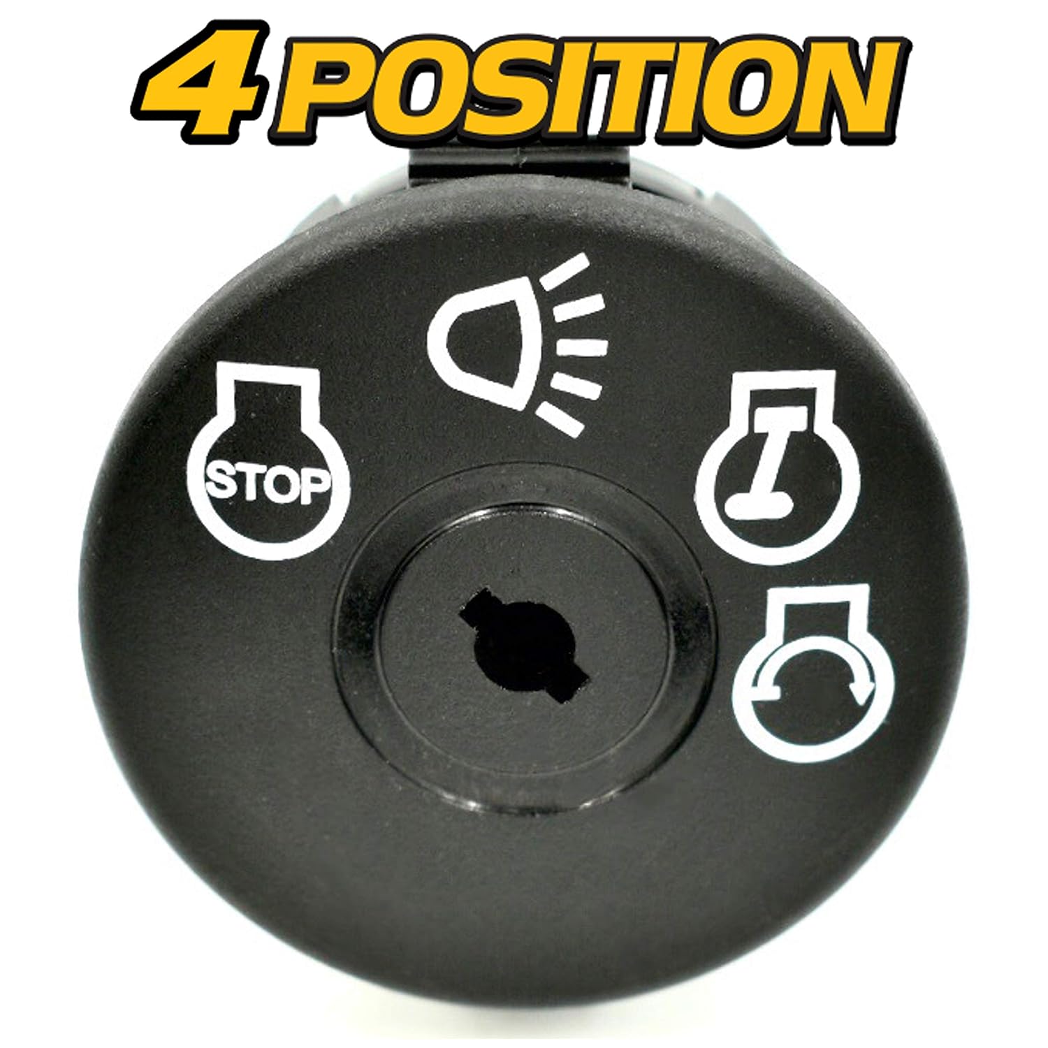 Starter Ignition Key Switch & Protective Umbrella Key 5107021FS 5107021 G5107021 fits Ferris Billy Goat Briggs Z3 X3 X3000 Z3000 FB2000 FB3000 Hurricane Stand-On Debris Blower w/2 Keys