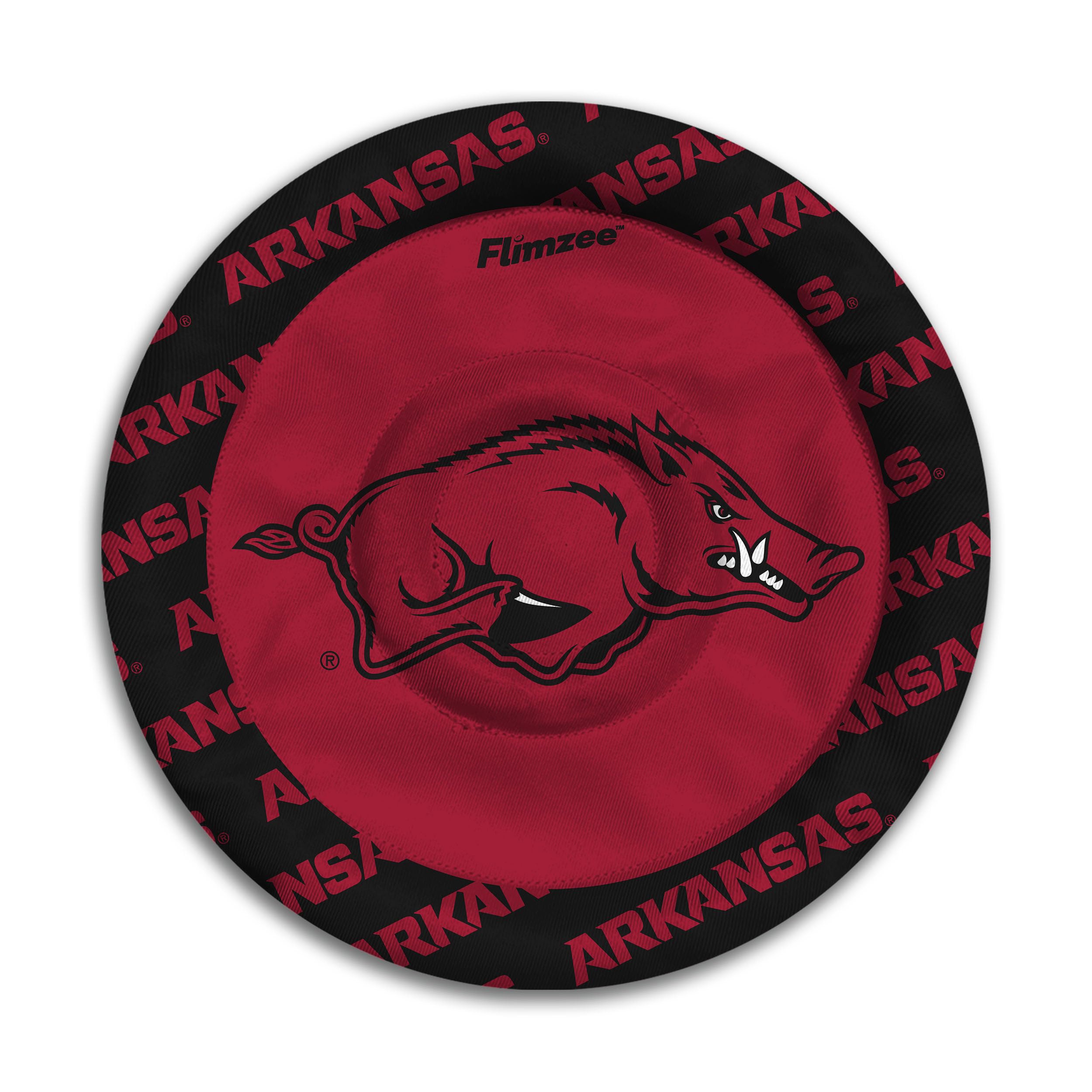 YouTheFan NCAA Arkansas Razorbacks Flimzee Bean Bag Flying Disc