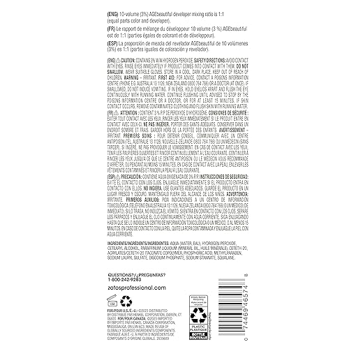 Miniatura 9 de AGE beautiful Gentle Creme Hair Developers  Para tintes permanentes de color de cabello, tóneres y aclaradores  Coloración profesional de salón