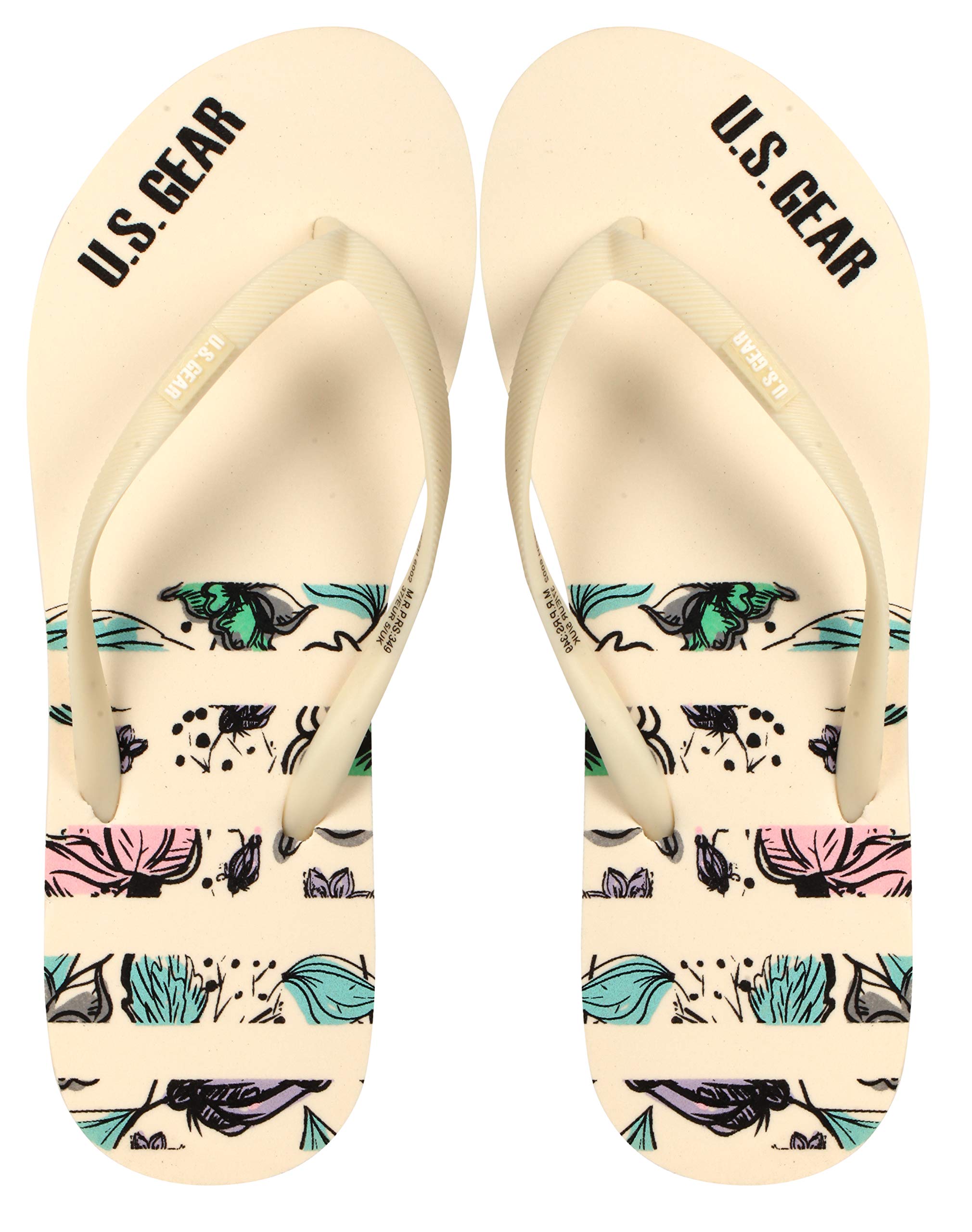 U.S.GEAR Perfumed-Fragrance Slippers FlipFlops for Women and Girls|Comfortable Soft Footbed|Stylish Attractive Colours|Casual Comfortable DailyWear Footwear for Ladies Outdoor Fashion-Beige(3UK) (B09SZM83VP) Amazon Price History, Amazon Price Tracker