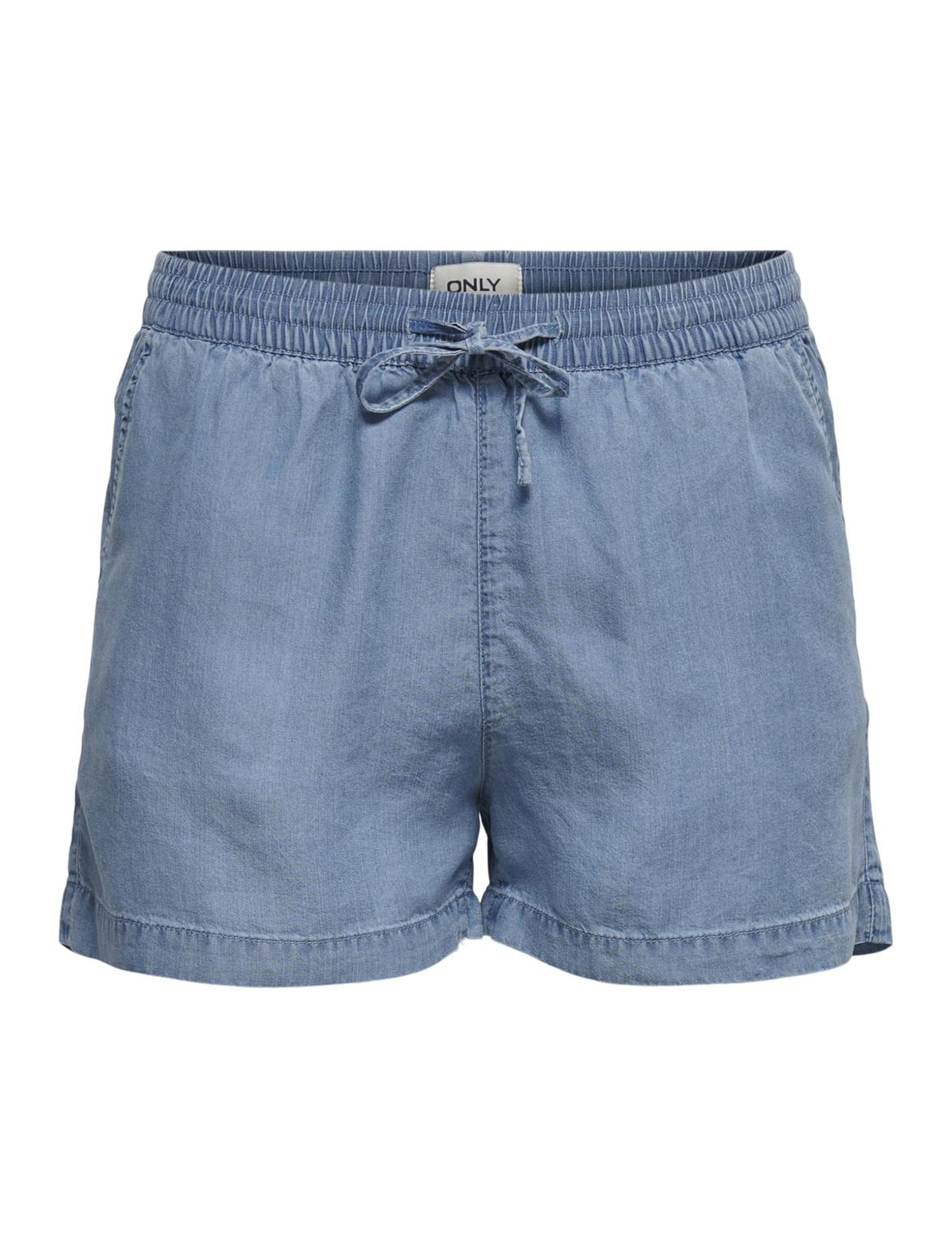 ONLPEMA Shorts – Shorts mit elastischem Bund, lässiger Jeanslook (Lyocell)