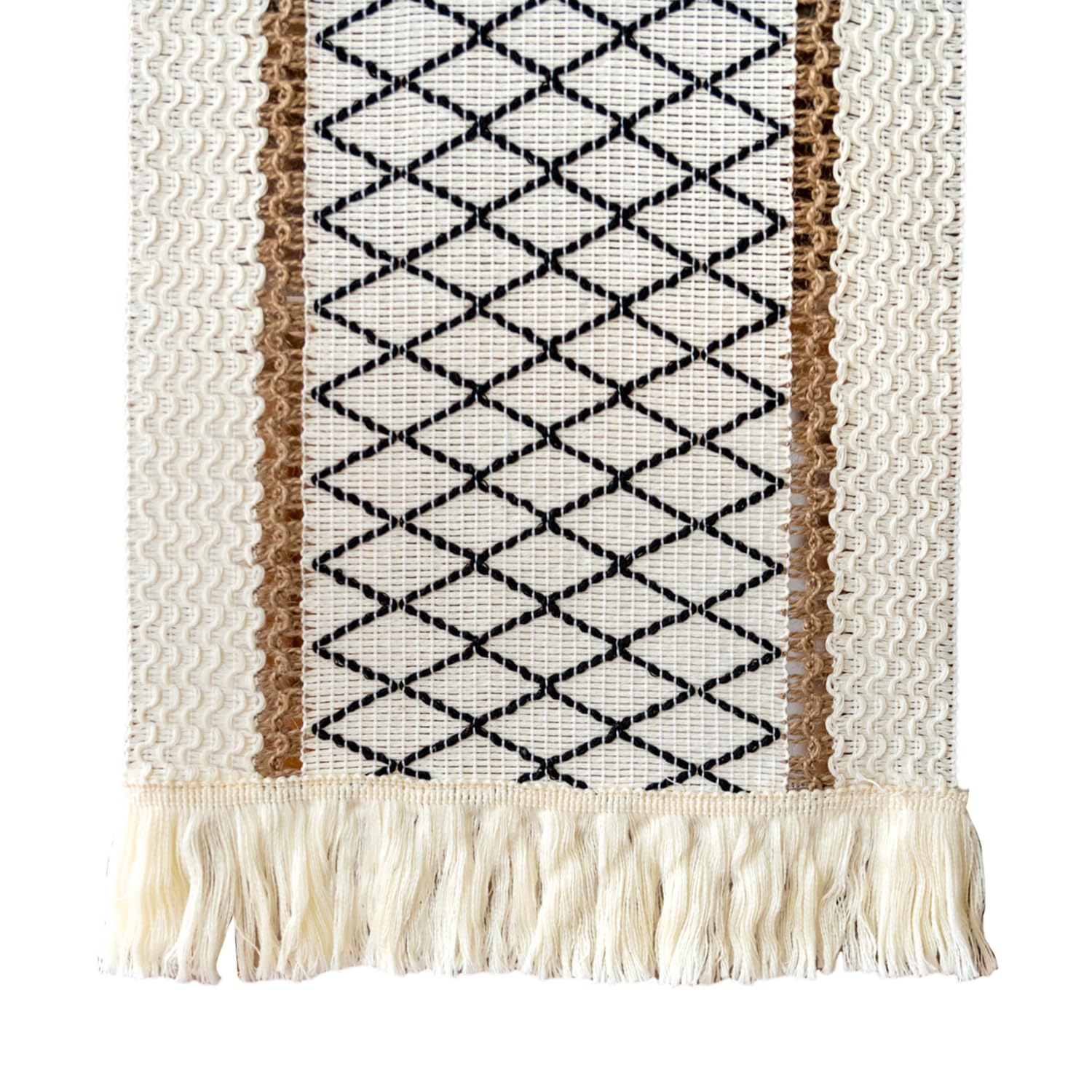 FDGGT 1 Pieza Mantel con Borlas Decoración De Mesa Mantel Tejido Vintage Decoración del Hogar Mantel Bohemio