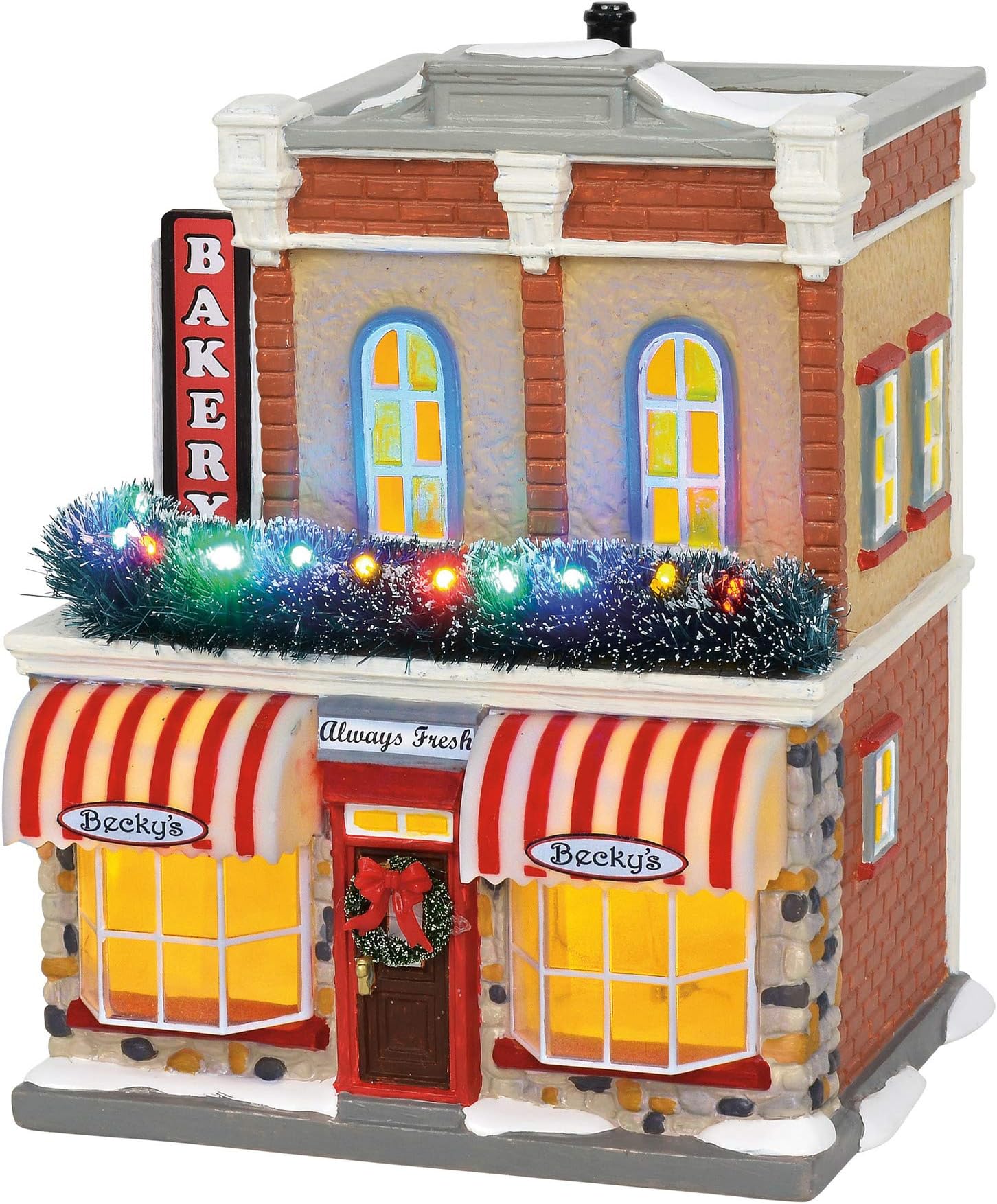 Department56 Department 56 6002297 Original Snow Village, Main Street Bakery