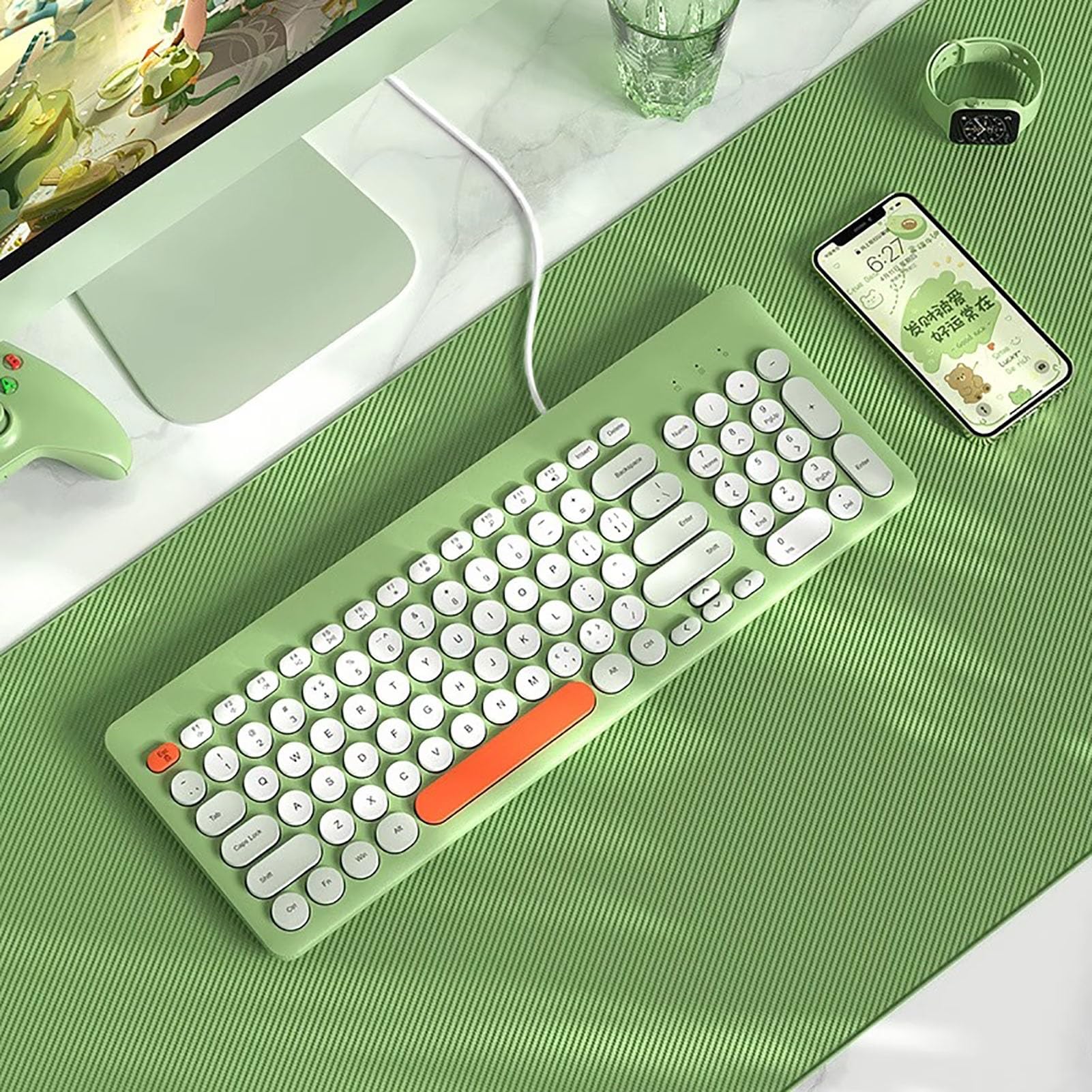 Tastiera Tastiera Da Gioco Prova Il Massimo Piacere Di Gioco, Silenzioso Ed Efficiente: Tastiera Da Gioco Sussurrante Dal Comfort Ergonomico(E)