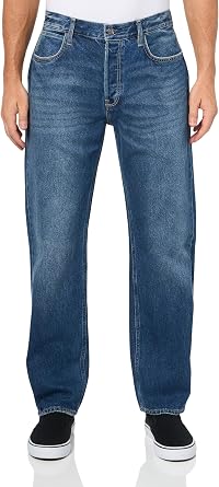 Allsaints Mens Reid Straight Fit Denim Jeans