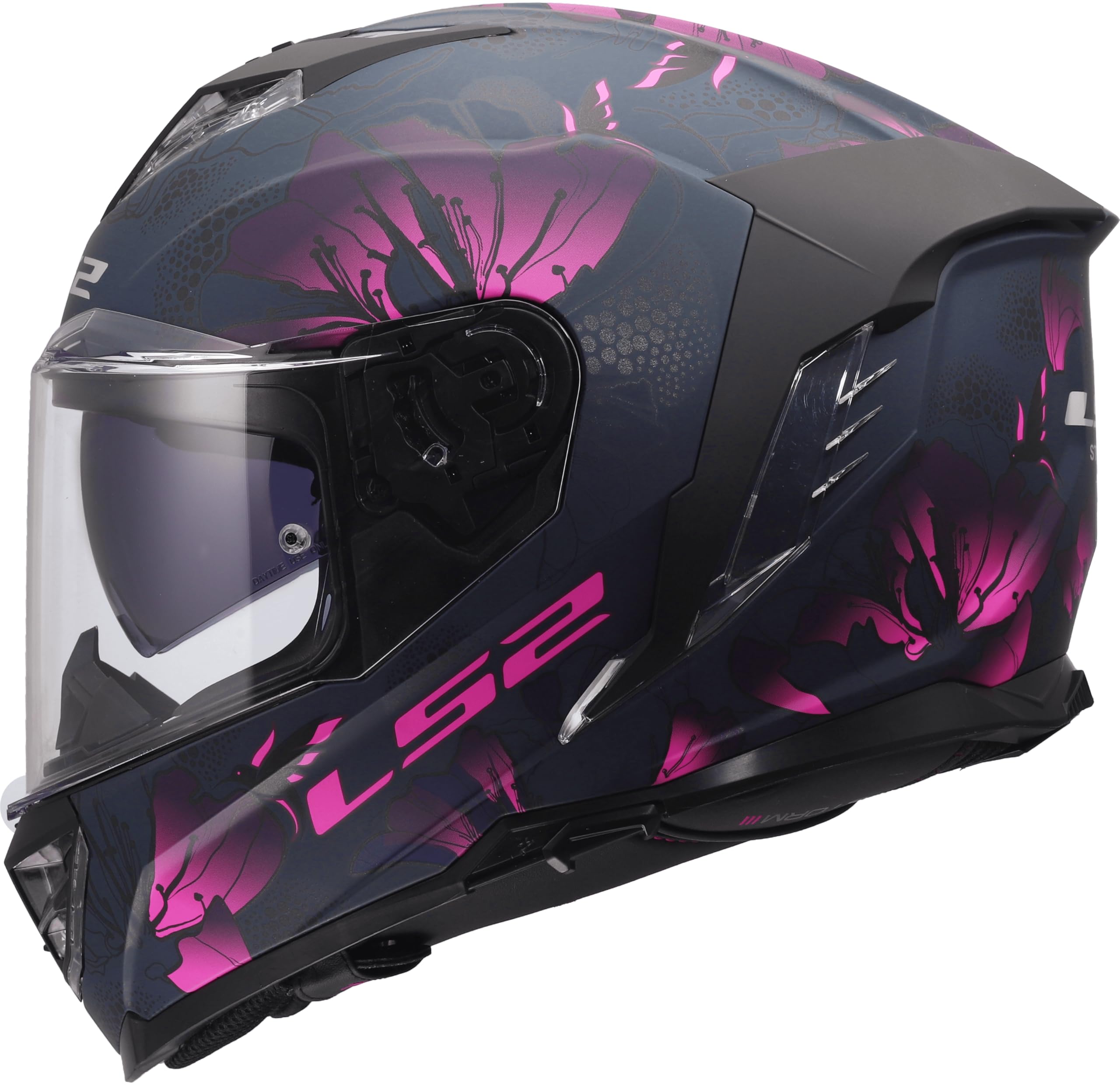 LS2, Casco Moto Integral STORM III BURST Black Pink, XS