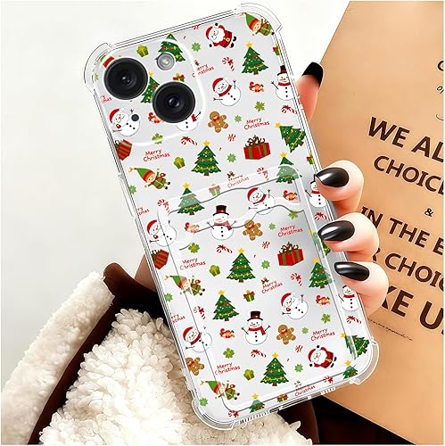 Miniatura 11 de Branwen Funda para iPhone 11 de 6.1 pulgadas, diseño de cascanueces y bailarina, cartera transparente a prueba de golpes, funda de bolsillo de TPU