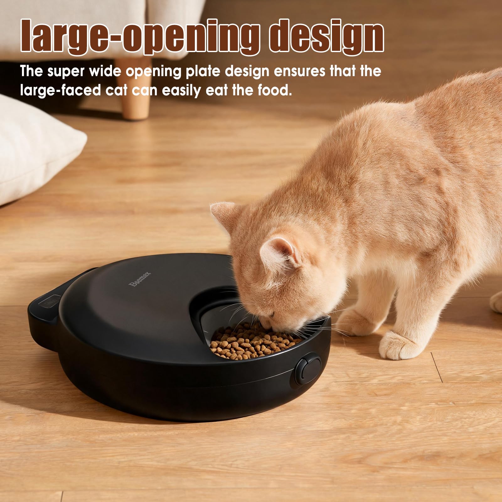 Comedero automático de alimentos húmedos para gatos, perros, dispensador de alimentos frescos con 4 comidas, con 2 paquetes de hielo, pequeños comederos para mascotas, para gatitos, cachorros, gatos