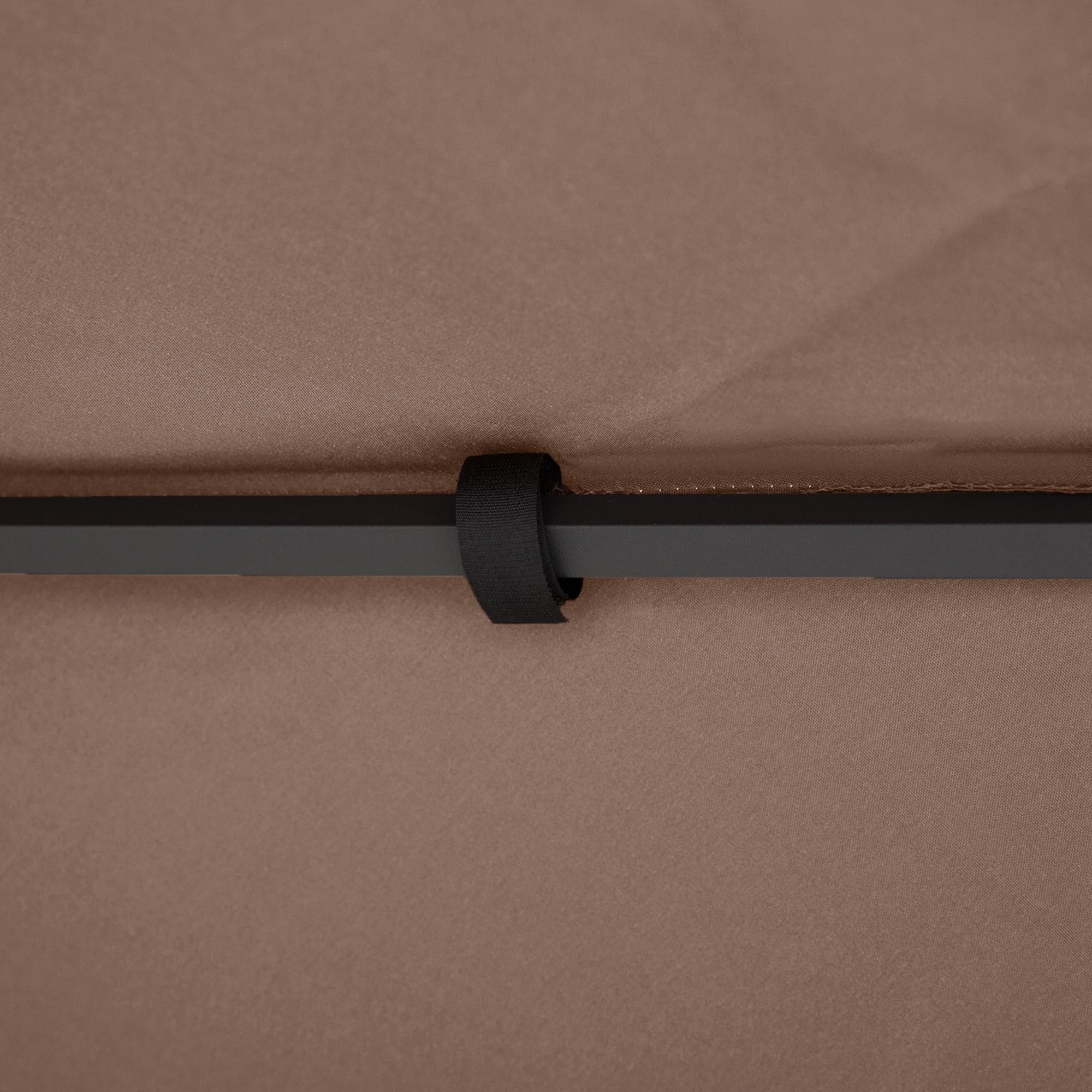 Outsunny Tetto di Ricambio per Gazebo 3x3 m a 2 Livelli, Telo Gazebo 3x3 m Resistente all'Acqua in Tessuto Oxford 180g/m², Anti-UV, Caffè
