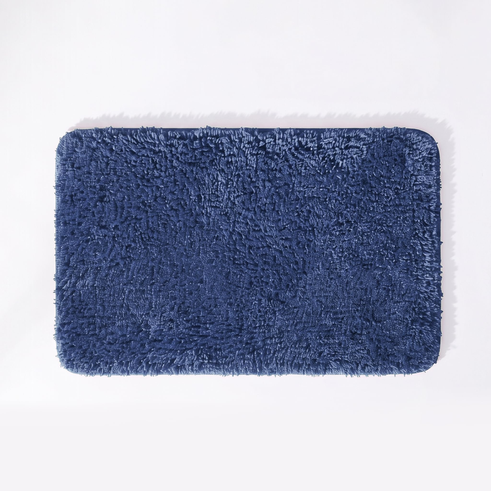 Allure Bath Fashions Bath Mat - Microfibre - Non-Slip - Blue - 50 x 80cm