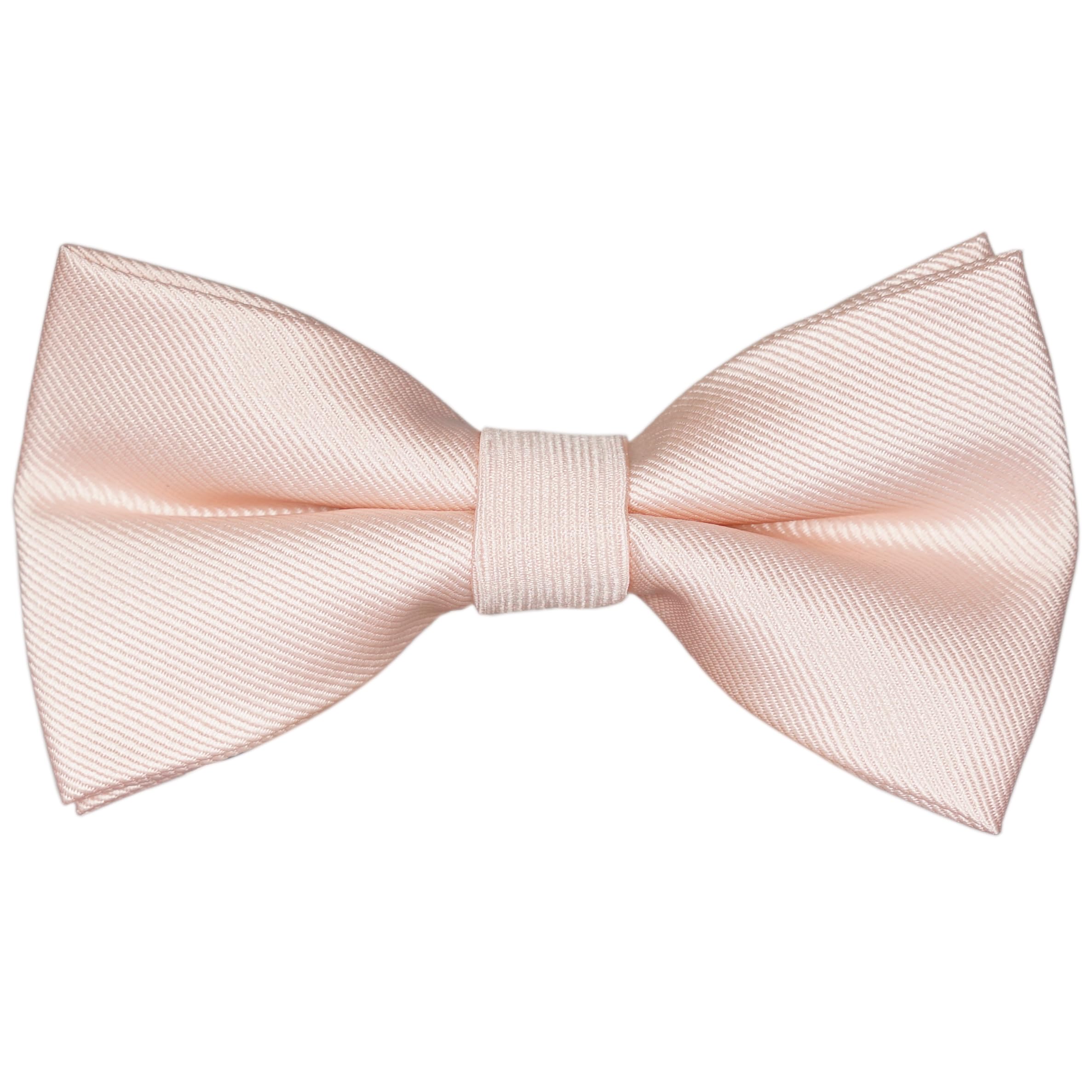 Pre-Tied Adjustable Solid Tuxedo Bow Tie for Boys and Men
