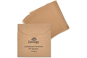 200 Pack 4x4 Parchment Paper Squares