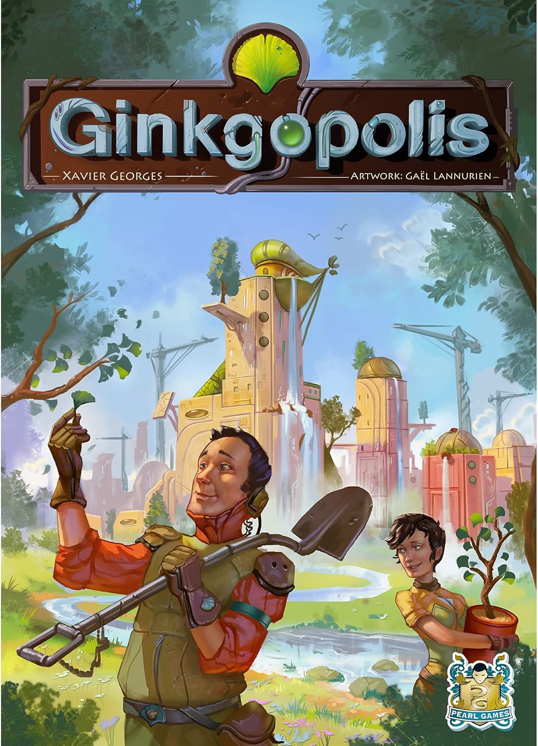 Ginkgopolis Board Game | Competitive Worker Placement Strategy Game for Adults and Kids | Ages 10+ | 1-5 Players | Average Playtime 45 Minutes | Made by Pearl Games