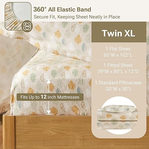 Vista 81 de True North by Sleep Philosophy - Juego de ropa de cama acogedora de franela 100% algodón, estampado de animales y estrellas, lindo, ultrasuave