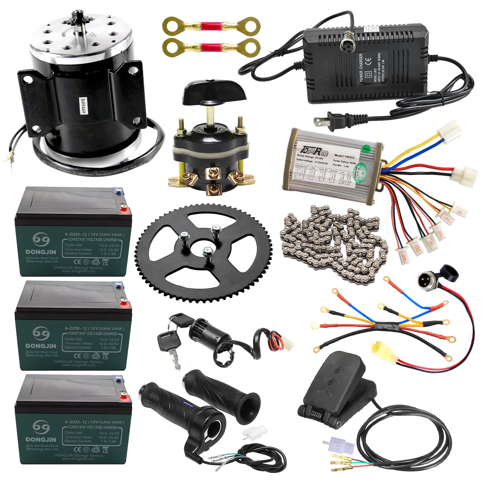 amazon-yc-yier-36v-800w-brushed-dc-motor-kit-with-controller