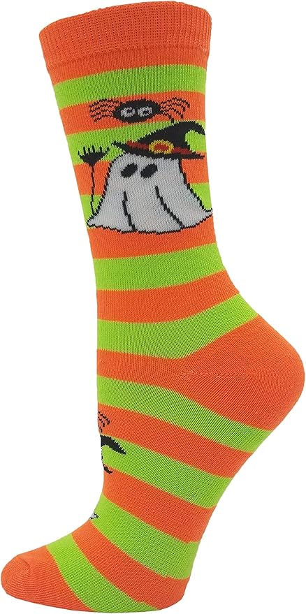 Calcetines Halloween Mujer 12 Pares Estampados Calabazas Fantasmas miniatura 5