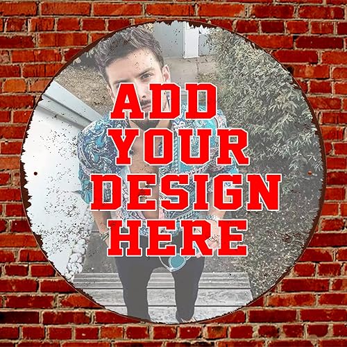 Miniatura 9 de Letreros de metal personalizados, letreros de estaño personalizados con logotipo de texto, imagen, impermeable, letreros de aluminio personalizados