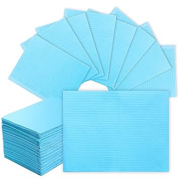 Disposable Dental Bibs - Rally 50Pcs Premium Waterproof Tattoo Piercing Bibs Personal Hygiene Dental Bibs Tattoo Table Covers Clean Pad Dental Bibs Napkin Table Mat Multi-purpose Tattoo Supplies