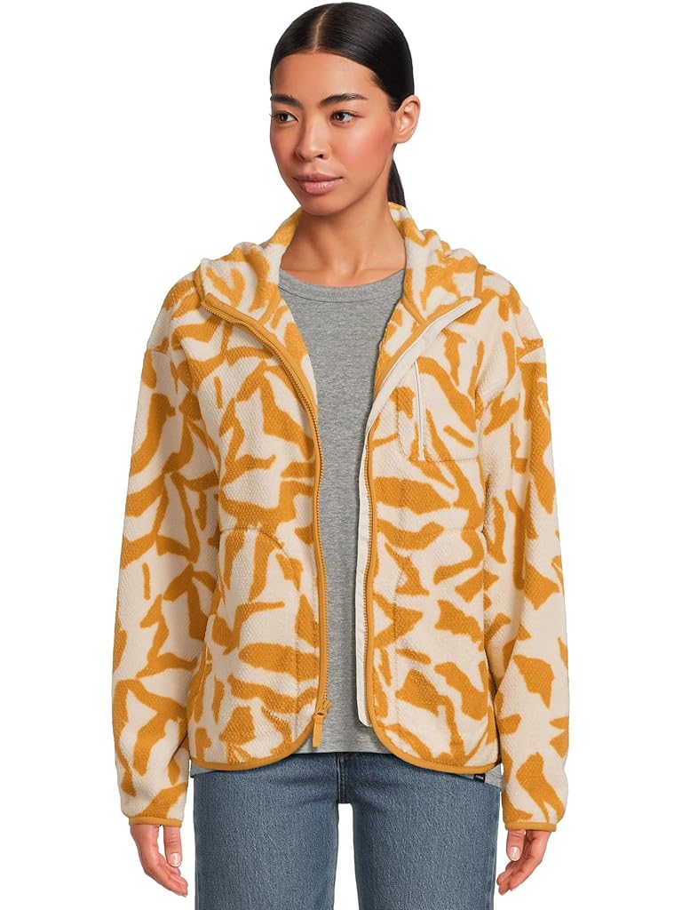 White Prana Tuff Fluff Full Zip