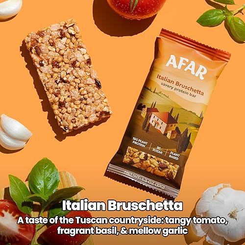 Miniatura 4 de Afar Barras de proteínas saladas, bajas en azúcar, altas en proteínas, refrigerio saludable para adultos, barra de reemplazo de comida, textura