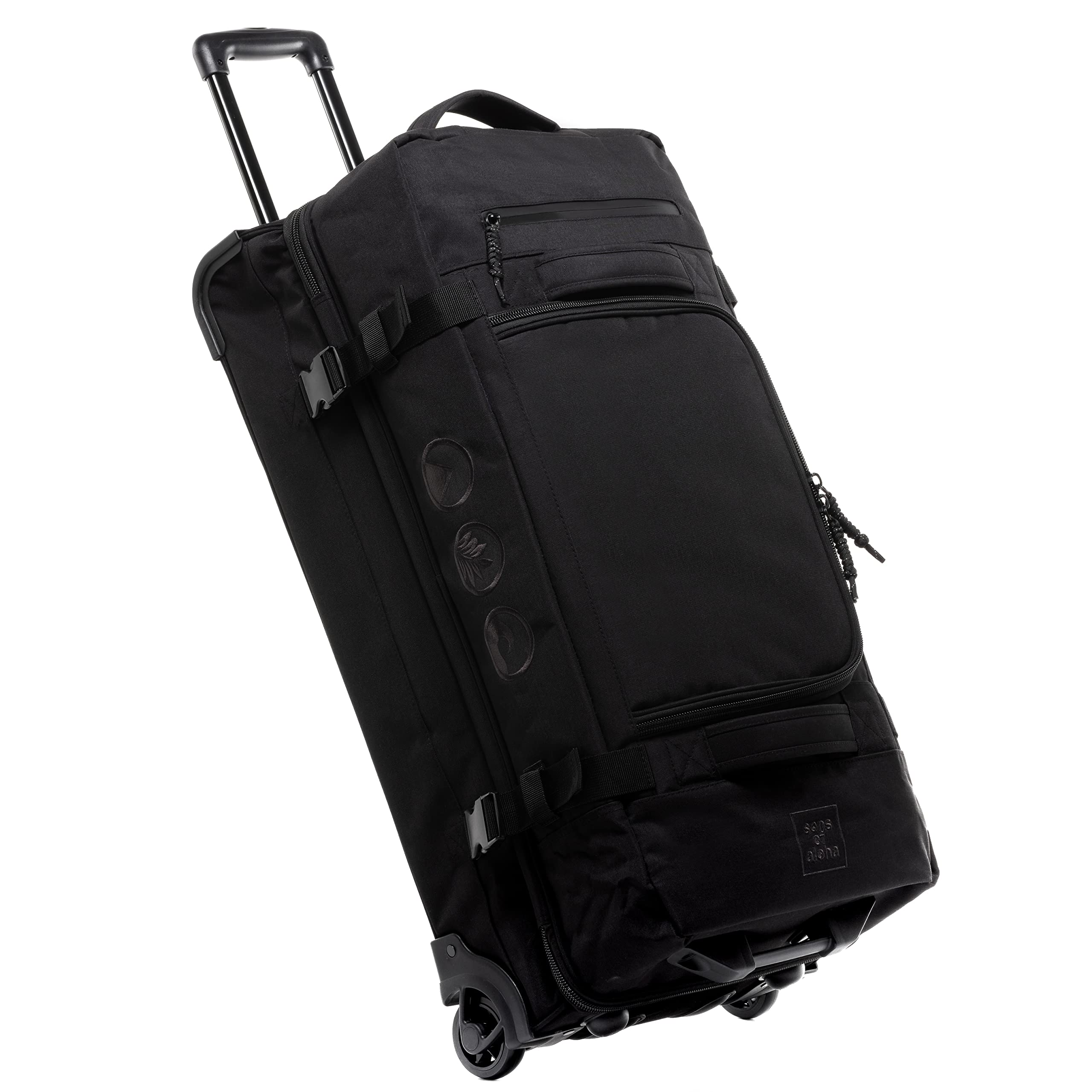 Borsa da viaggio sostenibile PET riciclato KANE │ valigia sportiva trolley da viaggio uomo donna, da PET riciclato │ bagaglio resistente con 2 ruote XL-120l fatto a mano